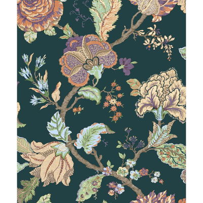 Lana Jacobean Victorian Jade Wallpaper